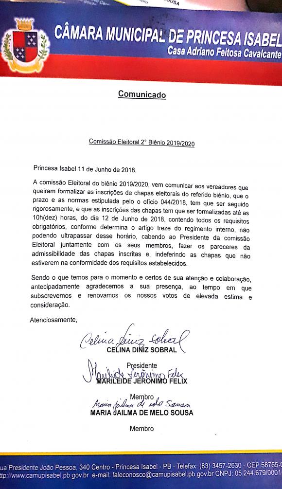 COMISSÃO ELEITORAL