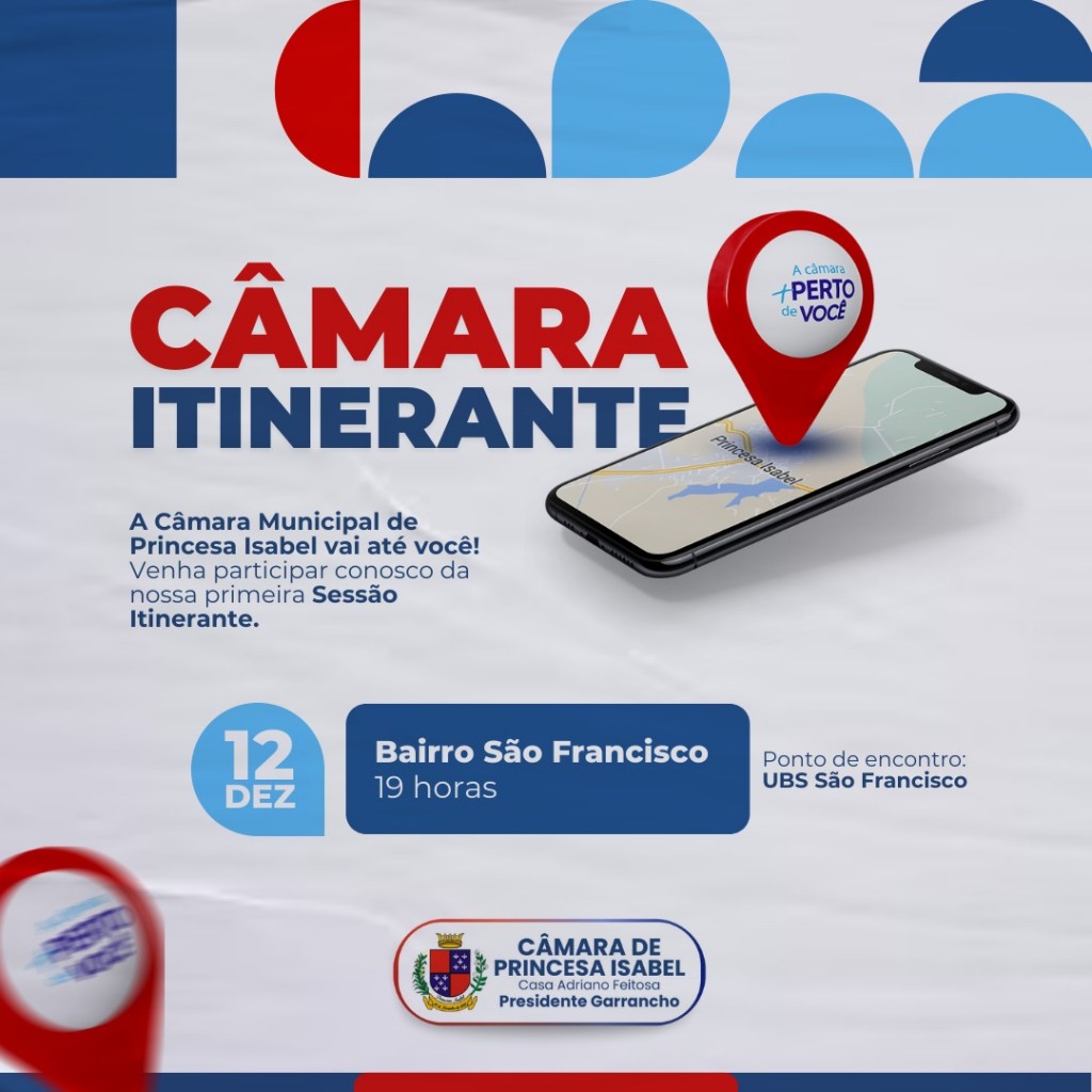 Primeira Edição do Programa Câmara Itinerante