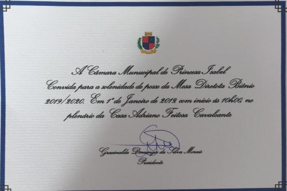 SESSÃO SOLENE DE POSSE