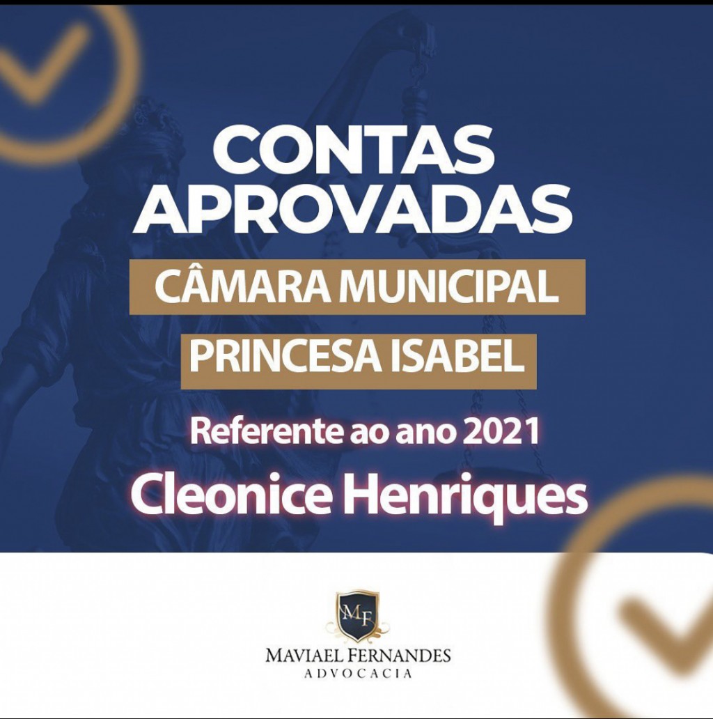 Aprovação de Contas - Ano 2021 - Cleonice Henriques